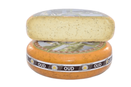 Old sliced cumin cheese Old sliced cumin cheese
