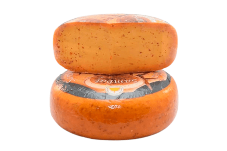 Sambal cheese, spicy cheese with a fierce character Sambal cheese, spicy cheese with a fierce character