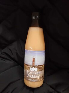 Bottle of egg liqueur Pride of Ouddorp Bottle of egg liqueur Pride of Ouddorp