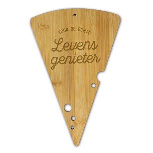 Cheese board with engraving