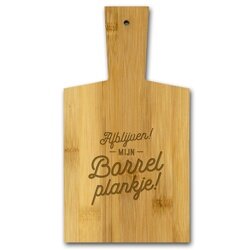Cheese board with engraving